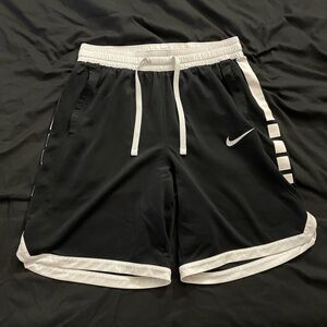 Nike Black and White Athletic Shorts Sz L